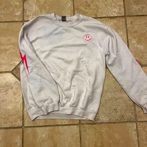 Preppy Lightning bolt sweatshirt